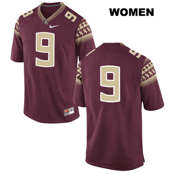 Women's NCAA Nike Florida State Seminoles #9 Jacques Patrick College No Name Red Stitched Authentic Football Jersey SHM0869WX